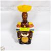 Image 1 : VTG LIMBO DRUMMER DECANTER OLD OAK RUM 10"