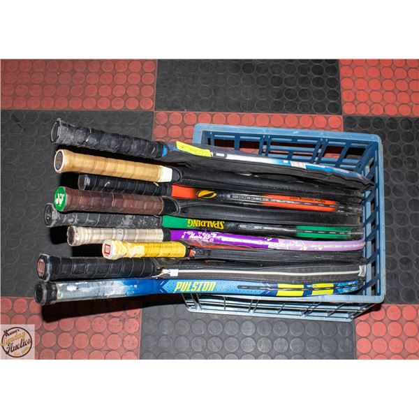 LOT OF PROFESSIONAL TENNIS RACKETS