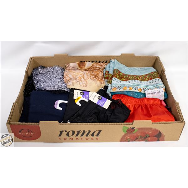 FLAT WITH PAIR OF DARK BLUE LADIES CASUAL