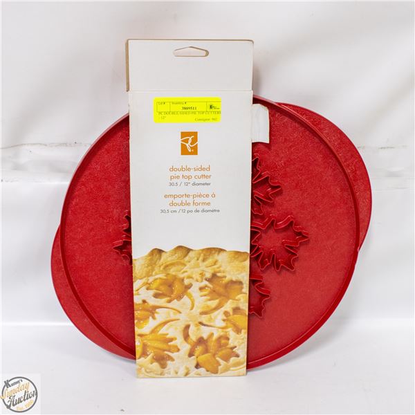 PC DOUBLE-SIDED PIE TOP CUTTERS - 12"
