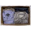 Image 1 : BOX WITH 4 MEN'S LONG SLEEVE DRESS SHIRTS