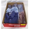 Image 1 : BOX WITH 5 MEN'S SHORT SLEEVE DRESS SHIRTS -