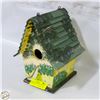 Image 1 : DECORATIVE BIRDHOUSE GREEN BLUE YELLOW