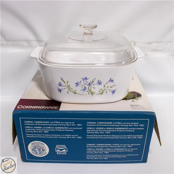 VINTAGE CORNING WARE BLUE DUSK 5QT