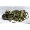 Image 1 : FLAT OF MILITARY GEAR AND JACKET INCLUDES