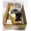 Image 1 : BOX WITH CANDLES INCL. EAGLE DESIGNED CANDLE,