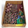 Image 1 : BOX WITH 5 MEN'S TIES MOSTLY CLUB