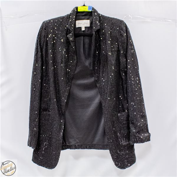 HAVER & BLAIR LONDON BLACK SEQUENCE JACKET -