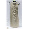 Image 1 : RALPH LAUREN GOLD SLEEVELESS DRESS - LADIES
