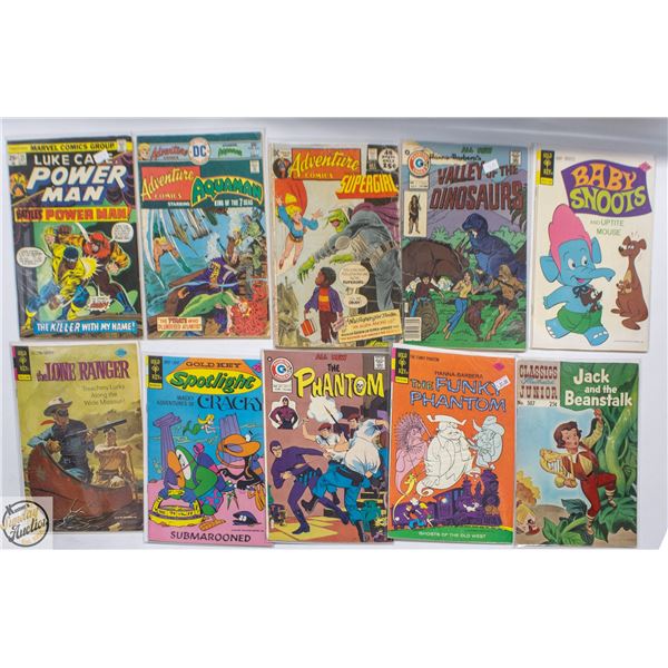 25 CENT COVER COMIC LOT, MARVEL, DC, OTHER