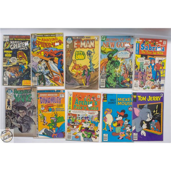 35 CENT COVER COMIC LOT, MARVEL, DC, OTHER