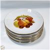 Image 1 : VINTAGE SET OF 8 LUNCHEON / CAKE PLATES - ASST
