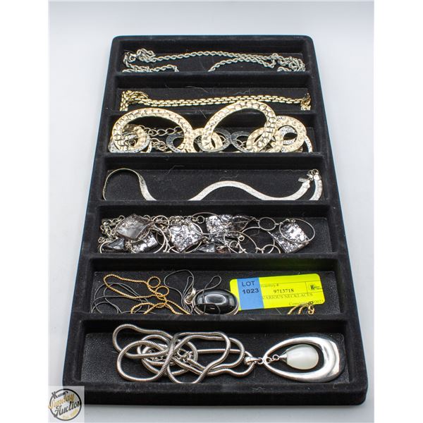 LOT OF VARIOUS NECKLACES