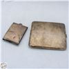 Image 1 : ANTIQUE STERLING SILVER CIGARETTE & MATCHBOX CASE