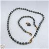 Image 1 : HEMITITE NECKLACE, BRACELET AND MATCHING EARRINGS