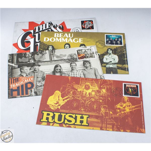 2013 CANADIAN RECORDING ARTISTS FDC SET