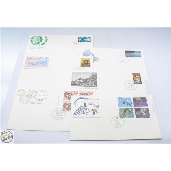 6 VINTAGE 1984 FIRST DAY ISSUES CANADA THEME