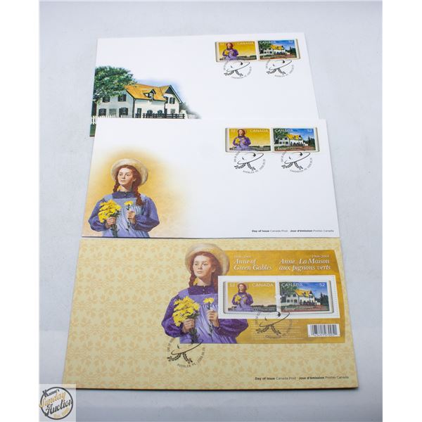 3 FDC ANNE GREEN GABLES 2008 CANADA CLASSIC