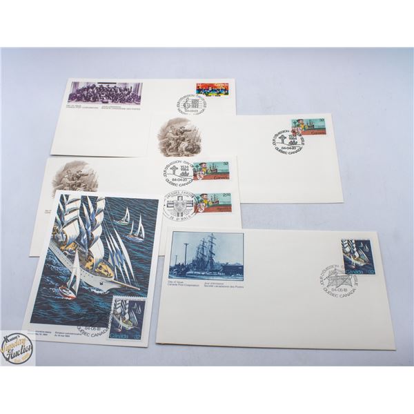 VINTAGE 1984 FIRST DAY ISSUE CANADA QUEBEC THEME