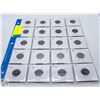 Image 1 : SHEET OF CANADIAN PENNIES