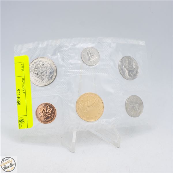 #4642-1993 CANADA PROOF LIKE SET OF 6 COINS