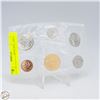 Image 1 : #4642-1993 CANADA PROOF LIKE SET OF 6 COINS
