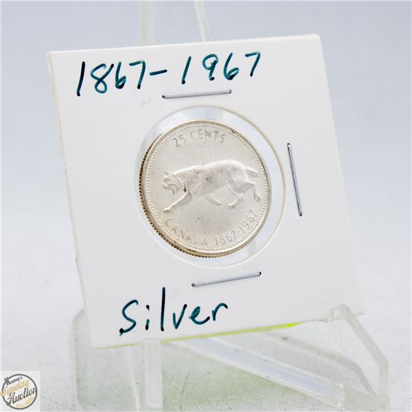 #4652-1867-1967 LIMITED EDITION SILVER QUARTER
