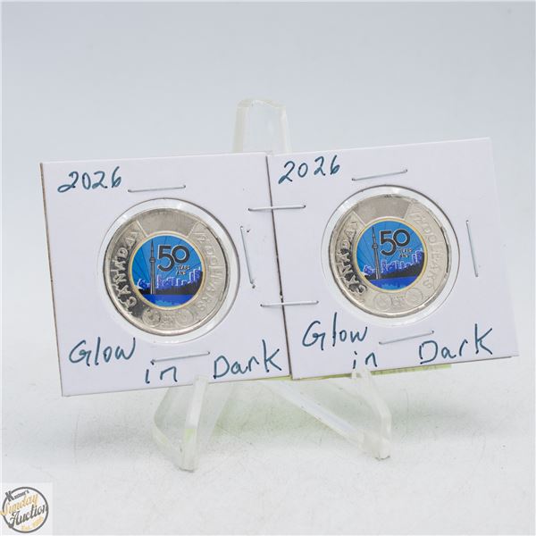 #4647-PAIR OF 2026 LTD EDITION “GLOW IN THE DARK”