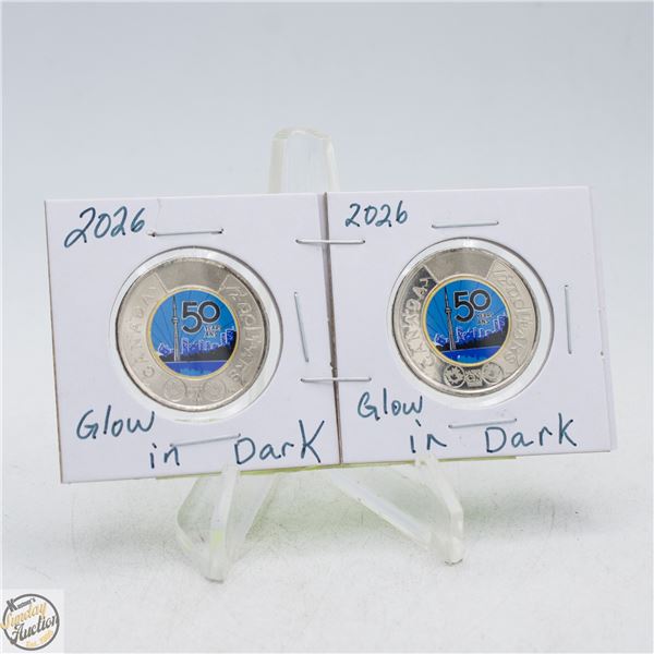#4646-PAIR OF 2026 LTD EDITION “GLOW IN THE DARK”