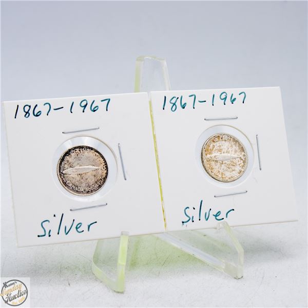 #4651-1867-1967 LIMITED EDITION SILVER DIMES