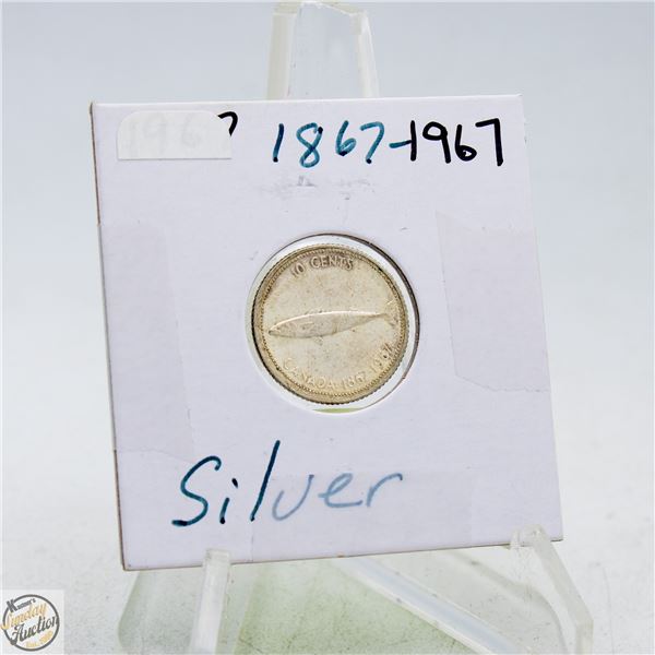 #4648-1867-1967 LIMITED EDITION SILVER DIME