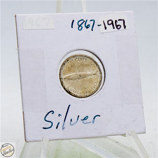 #4649-1867-1967 LIMITED EDITION SILVER DIME