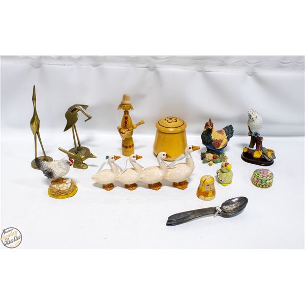 LOT OF VARIOUS ESTATE DECOR
