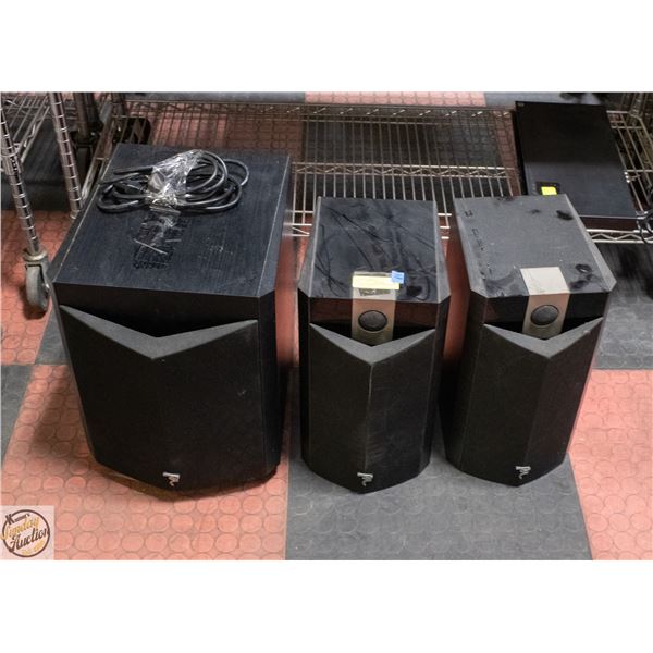 3 FOCAL CHORUS V SPEAKERS MODEL 806V