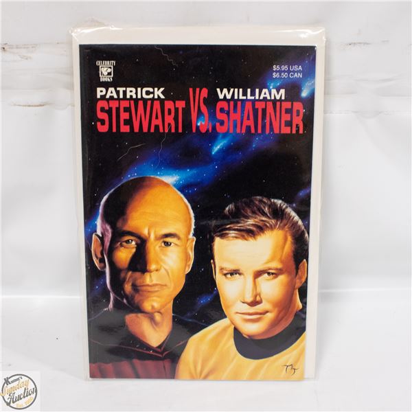 PATRICK STEWART VS WILLIAM SHATNER COMIC STAR TREK