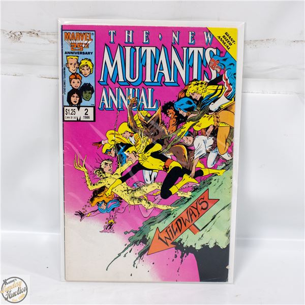 THE NEW MUTANTS ANNUAL # 2 FIRST APPEARNCE OF PSLO
