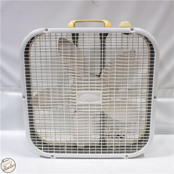 3 SPEED BOX FAN - USED