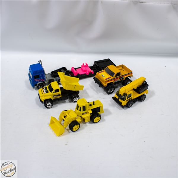 LOT OF VINTAGE TONKA TRUCK 1/64 MODEL CARS