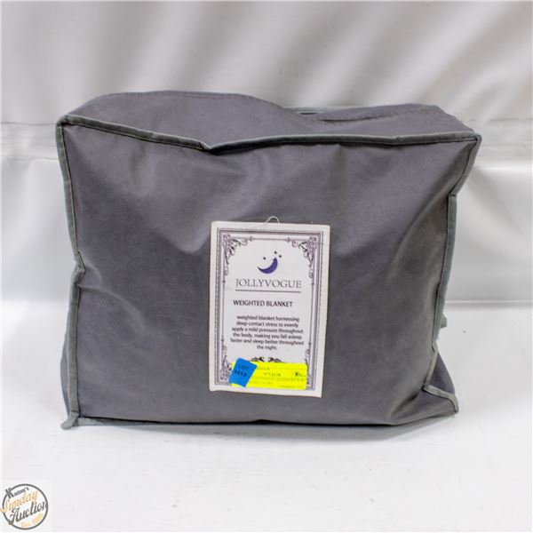 NEW JOLLYVOGUE QUEEN 60"X 80" WEIGHTED 15 LBS