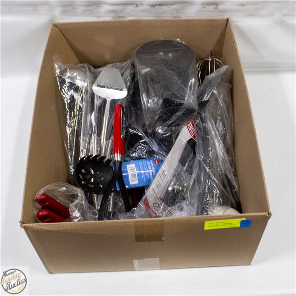 BOX OF KITCHEN MISC