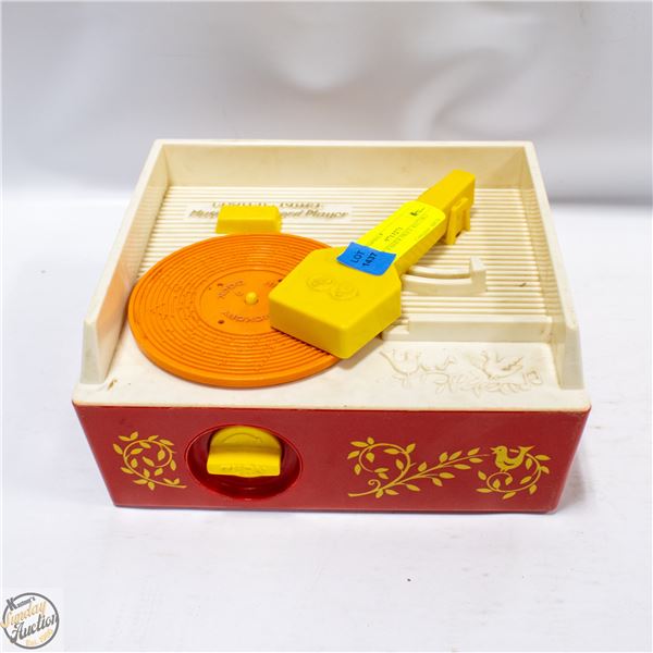 VINTAGE FISHER PRICE RECORD PLAYER