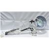 Image 1 : WHITE CLAMP DOWN LAMP - NO BULB
