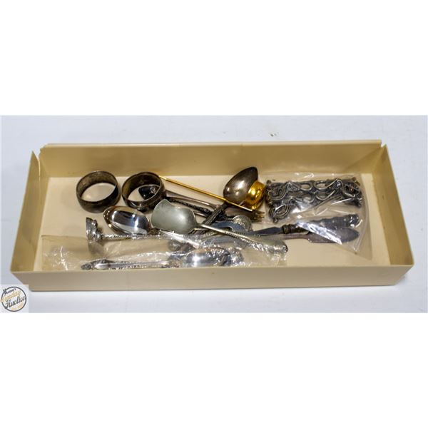 BUNDLE OF ESTATE SILVER PLATED ITEMS