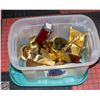 Image 1 : LOT OF BRASS DECOR