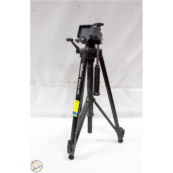 VINTAGE VELBON CAMERA TRIPOD (NO MOUNTING PLATE)