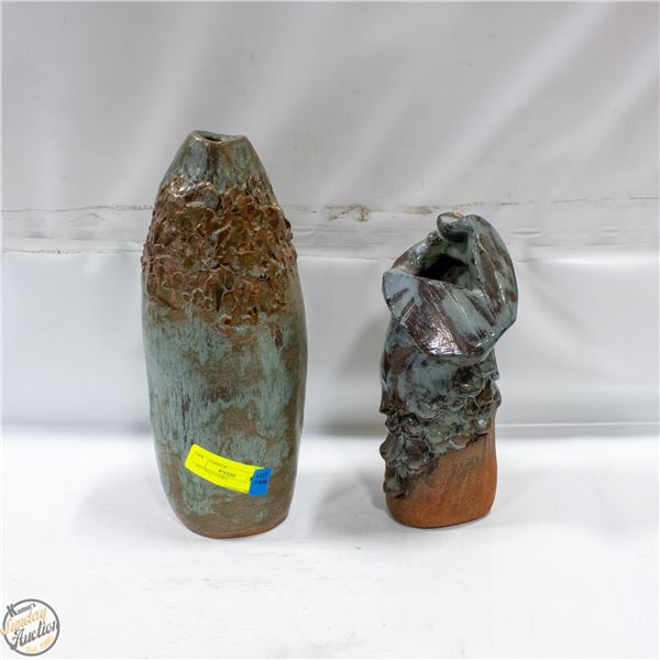 2 ART DECO VASES