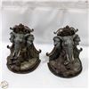 Image 1 : 2 ELEPHANT BOOK ENDS