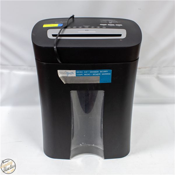 OMNITECH PAPER SHREDDER