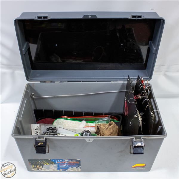 FISHING LURE BOX WITH OCEAN FISH LURES