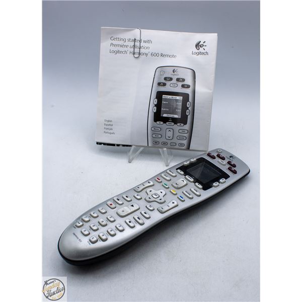 LOGITECH HARMONY 600 UNIVERSAL REMOTE CONTROL